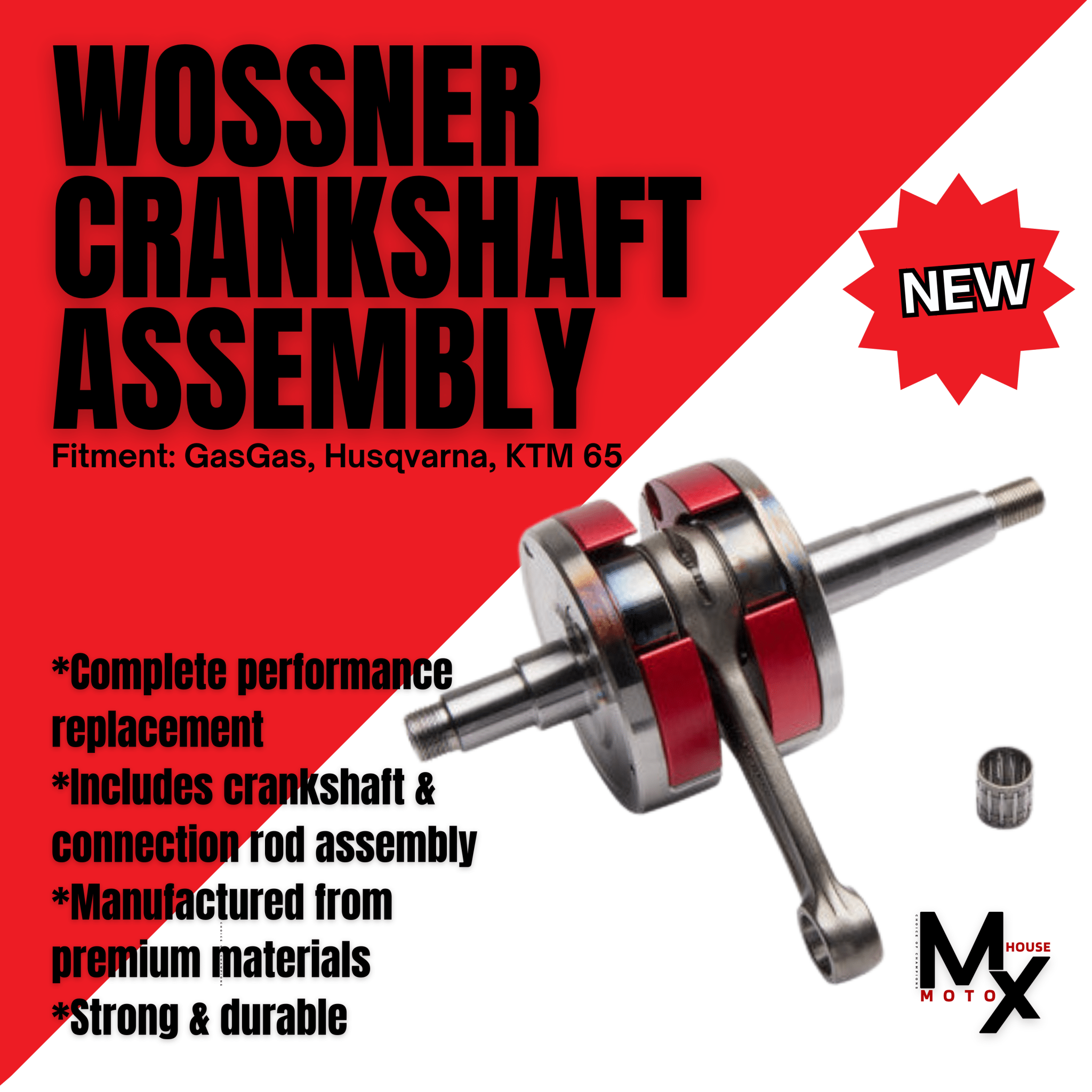 Exploring the Wossner CS2055 Crankshaft Assembly: The Heart of