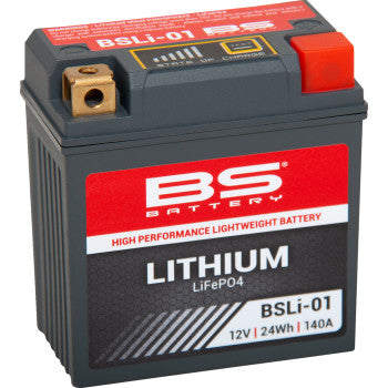 BS Battery Light weight Lithium Battery - BSLI-01 - 2016-2018 Husqvarna FC 450, FC 350, FX 450, FC 250 | Moto-House MX