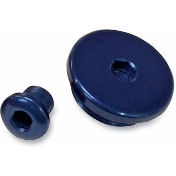 Works Connection 24-590 Blue Anodized Engine Plug Set Motocross Part | Moto-House MX