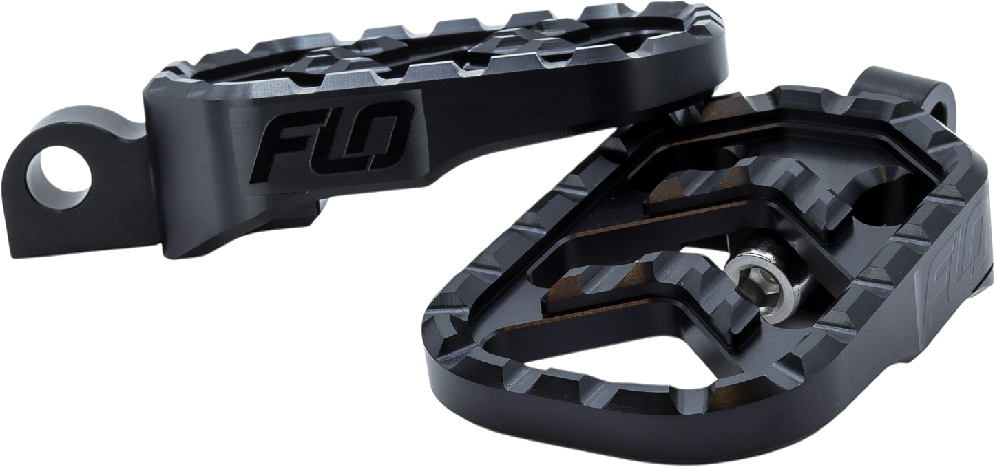 FLO MOTORSPORTS V-800-3BLK 2020-23 Harley Softail Savage Series Footpegs