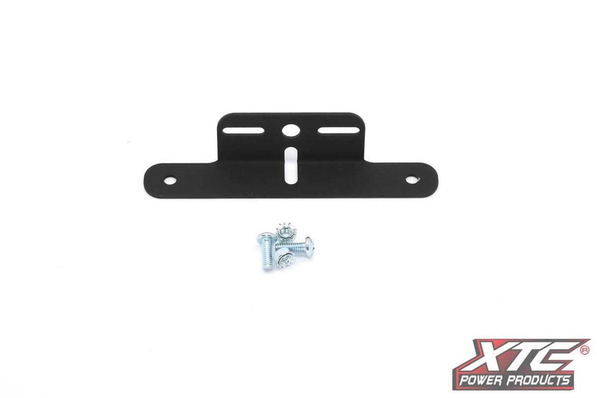 XTC Power Products LF-BRA-BK 6 2000s Universal License Plate Frame