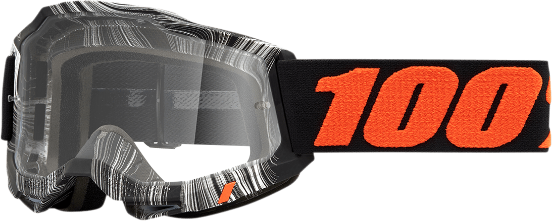 100% Accuri 2 Goggles - Geospace - Clear - Part No. 50013 - 00008 - Moto - House MX