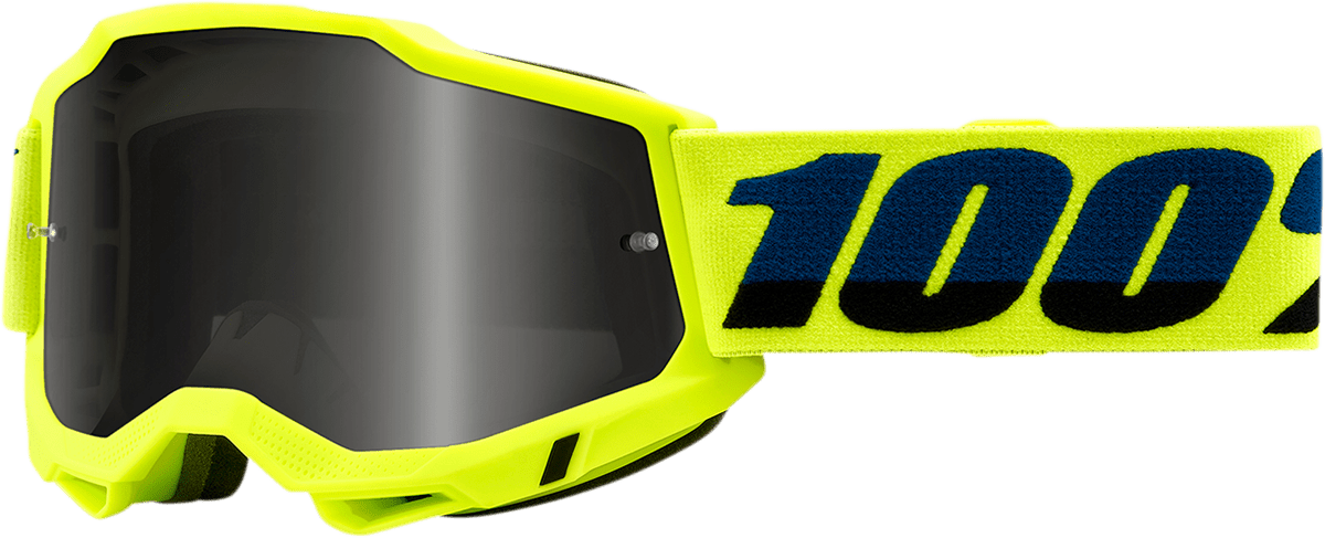 100% Accuri 2 Sand Goggles - Fluo Yellow - Smoke 50020 - 00003 - Moto - House MX