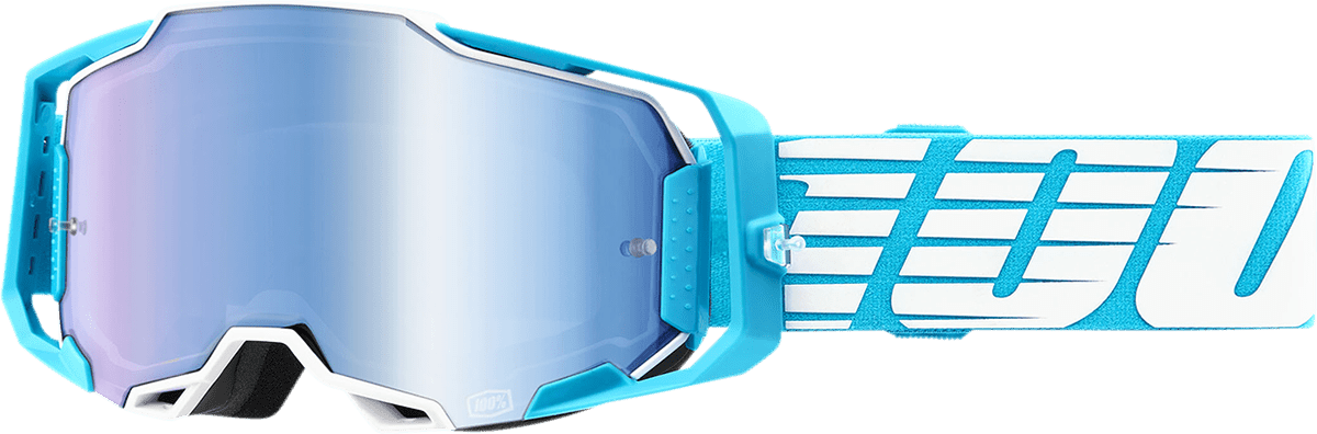 100% Armega Goggles - Oversized Sky - Blue Mirror 50005 - 00010 - Moto - House MX
