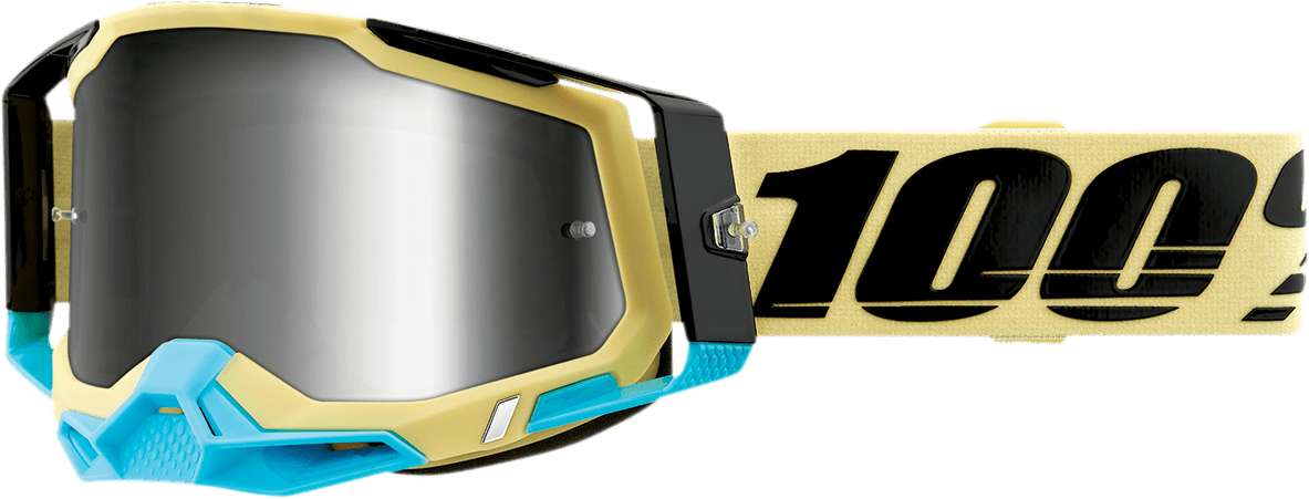 100% Racecraft 2 Goggles - Airblast - Silver Mirror 50121 - 252 - 11 - Moto - House MX