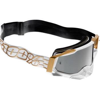 100% Racecraft 2 Goggles Mayfair - Silver Mirror - Adult 50121 - 252 - 18 - Moto - House MX