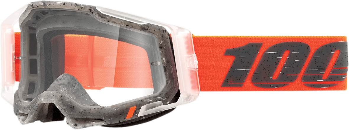 100% Racecraft 2 Goggles - Schrute - Clear 50009 - 00014 - Moto - House MX