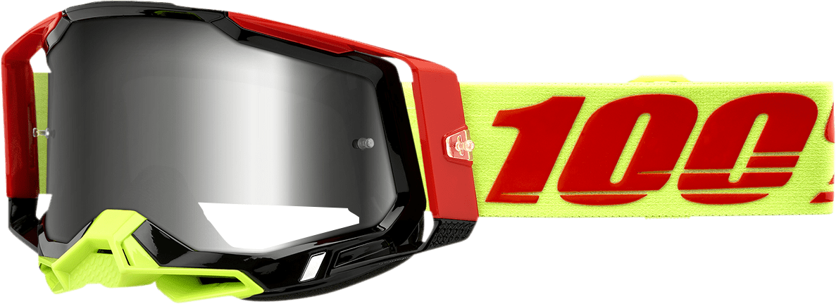 100% Racecraft 2 Goggles - Wiz - Flash Silver 50010 - 00010 - Moto - House MX