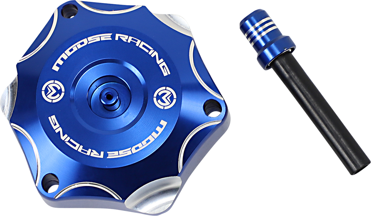 Moose Offroad T03-4132L Aluminum Gas Cap for Yamaha - Durable Billet Aluminum Fitment