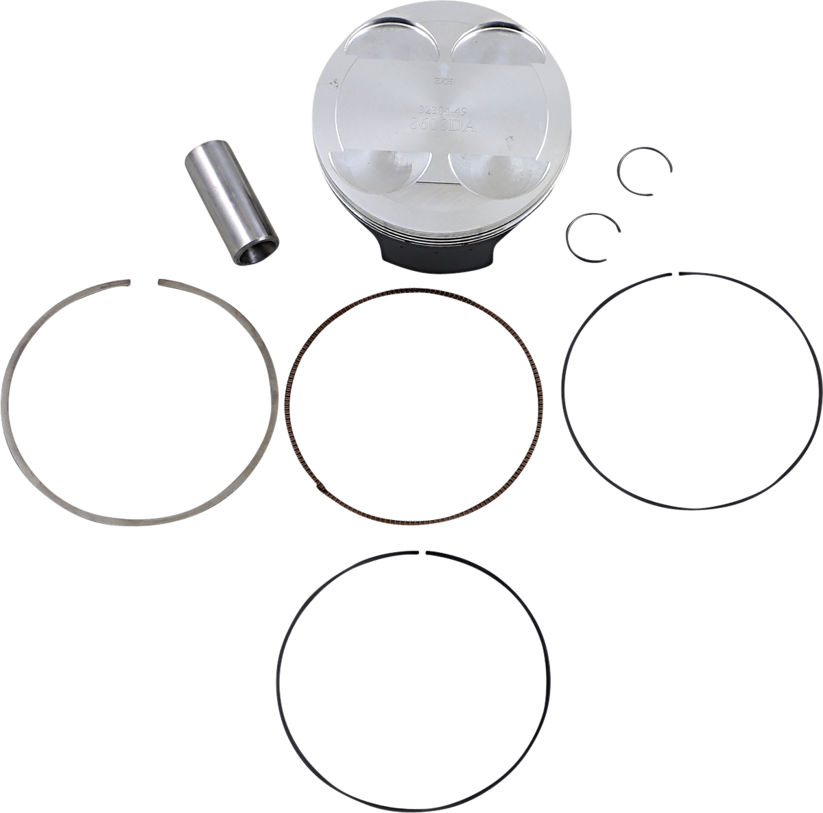 WOSSNER 8608DA Piston Kit - 95.96 mm for Honda - Performance Replacement 2000-2023