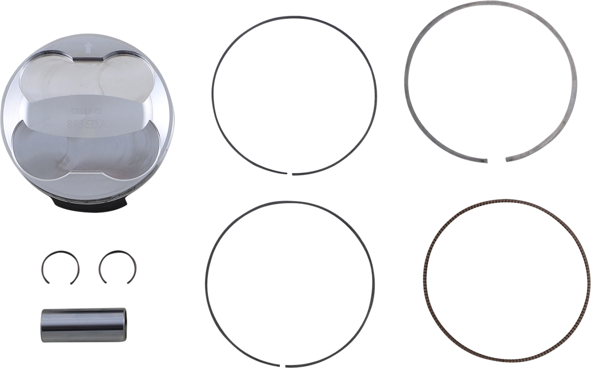 WOSSNER 8936DA Piston Kit - 95.95mm for Honda - MX & ATV Performance