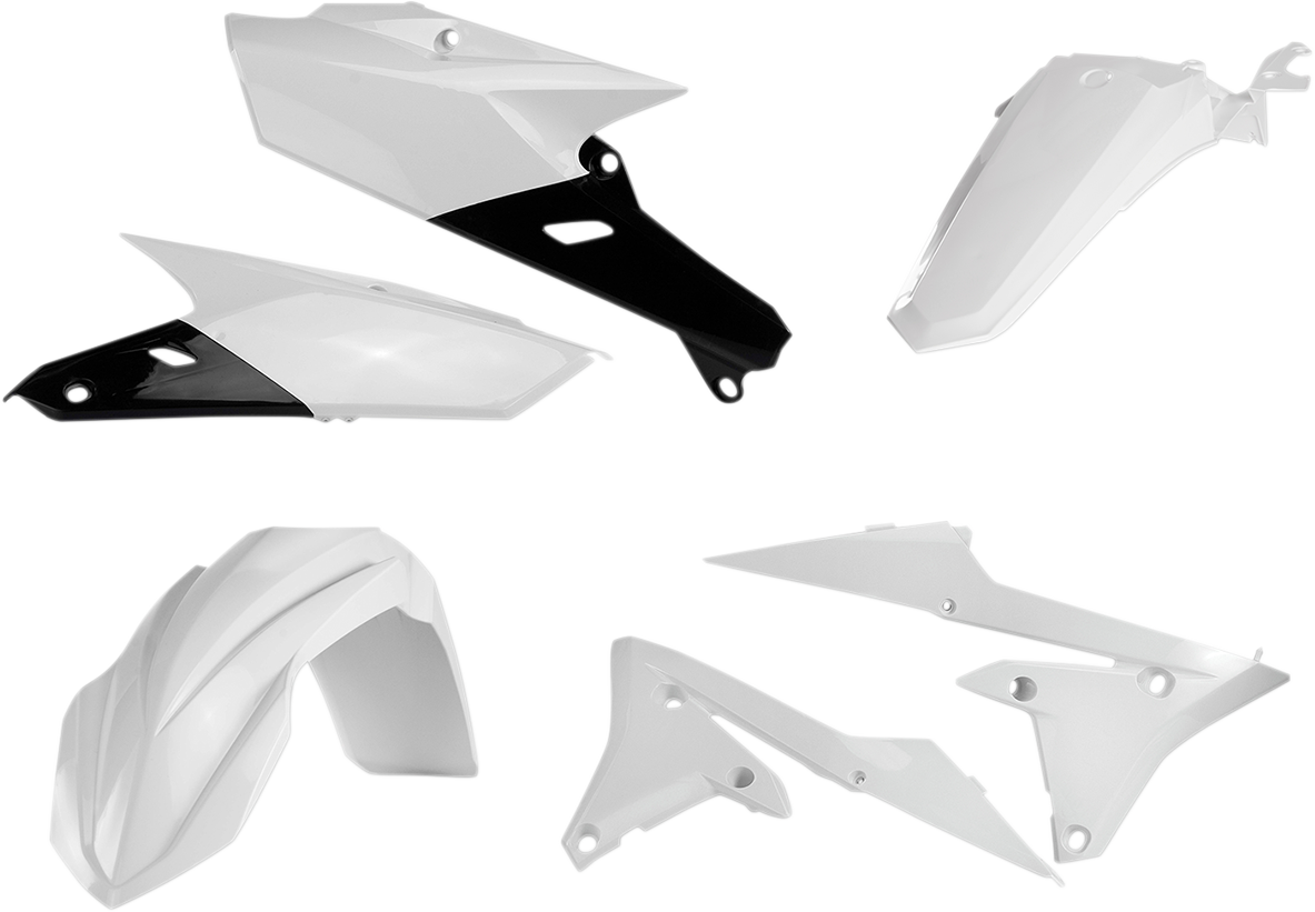 Acerbis 2449630002 Standard Replacement Plastic Kit in White for 2015-2019 Yamaha YZ/WR motorcycles
