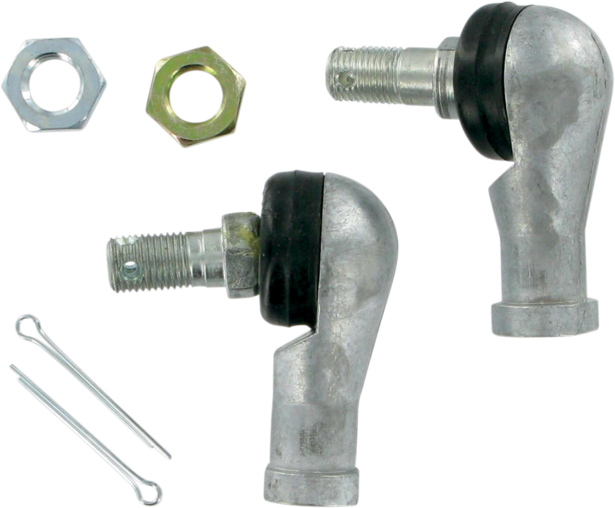 MOOSE OFFROAD 0430-0057 Heavy Duty Forged Steel Replacement Front Inner Outer Steering Alignment Tie Rod End Left Right Thread Kit Jam Nuts Cotter Pins for Yamaha Grizzly Big Bear Kodiak Bruin Wolverine Bear Tracker Utility Sport 4x4 ATV Quads - Moto-House MX