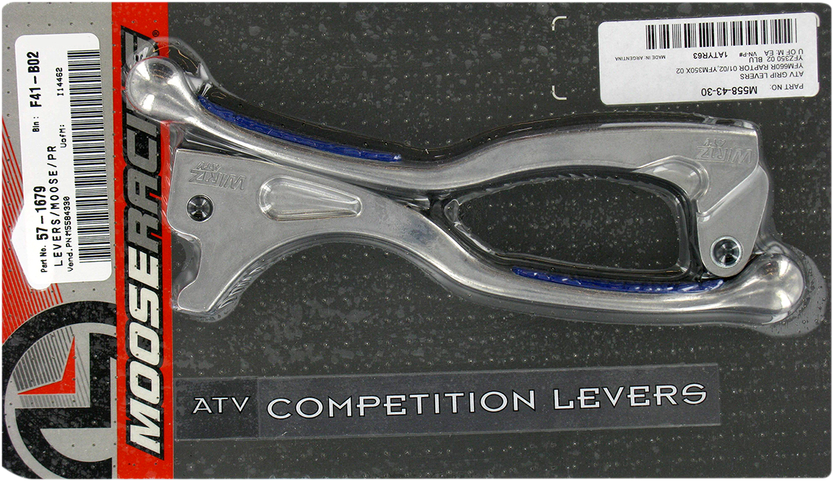 MOOSE OFFROAD Competition Grip Lever Set - Black 1ATYR63