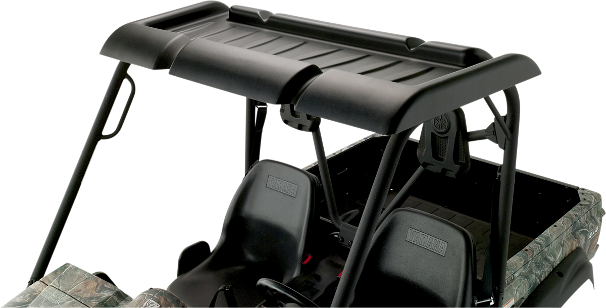 MOOSE OFFROAD V000092-11056M7 One-Piece Black Polyethylene Roof for Yamaha Rhino 660 and Kawasaki Teryx 750 - Moto-House MX