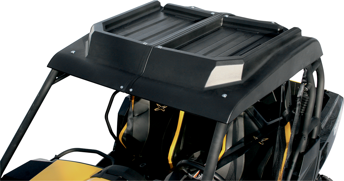 MOOSE OFFROAD V000087-11056M Black Two-Piece Polyethylene UTV Roof for Can-Am Commander 1000 XT and Maverick 1000R - Moto-House MX