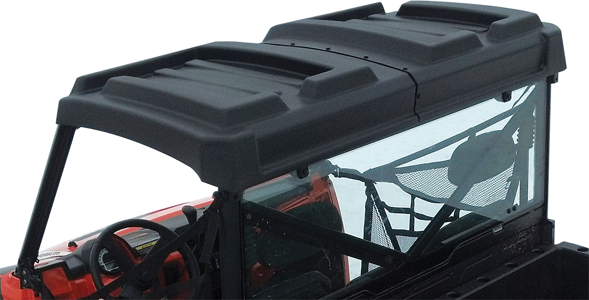 MOOSE OFFROAD V000027-11056M Black Two-Piece Polyethylene UTV Roof for Polaris Ranger XP 1000 and XP 900 - Moto-House MX