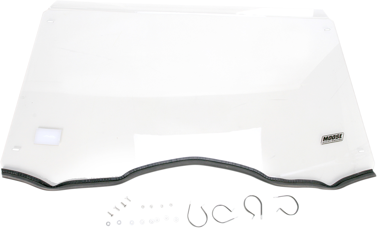 MOOSE OFFROAD V000036-12200M Clear Full Polycarbonate UTV Windshield for 2011-2020 Can-Am Commander 800 1000 XT DPS Limited - Moto-House MX
