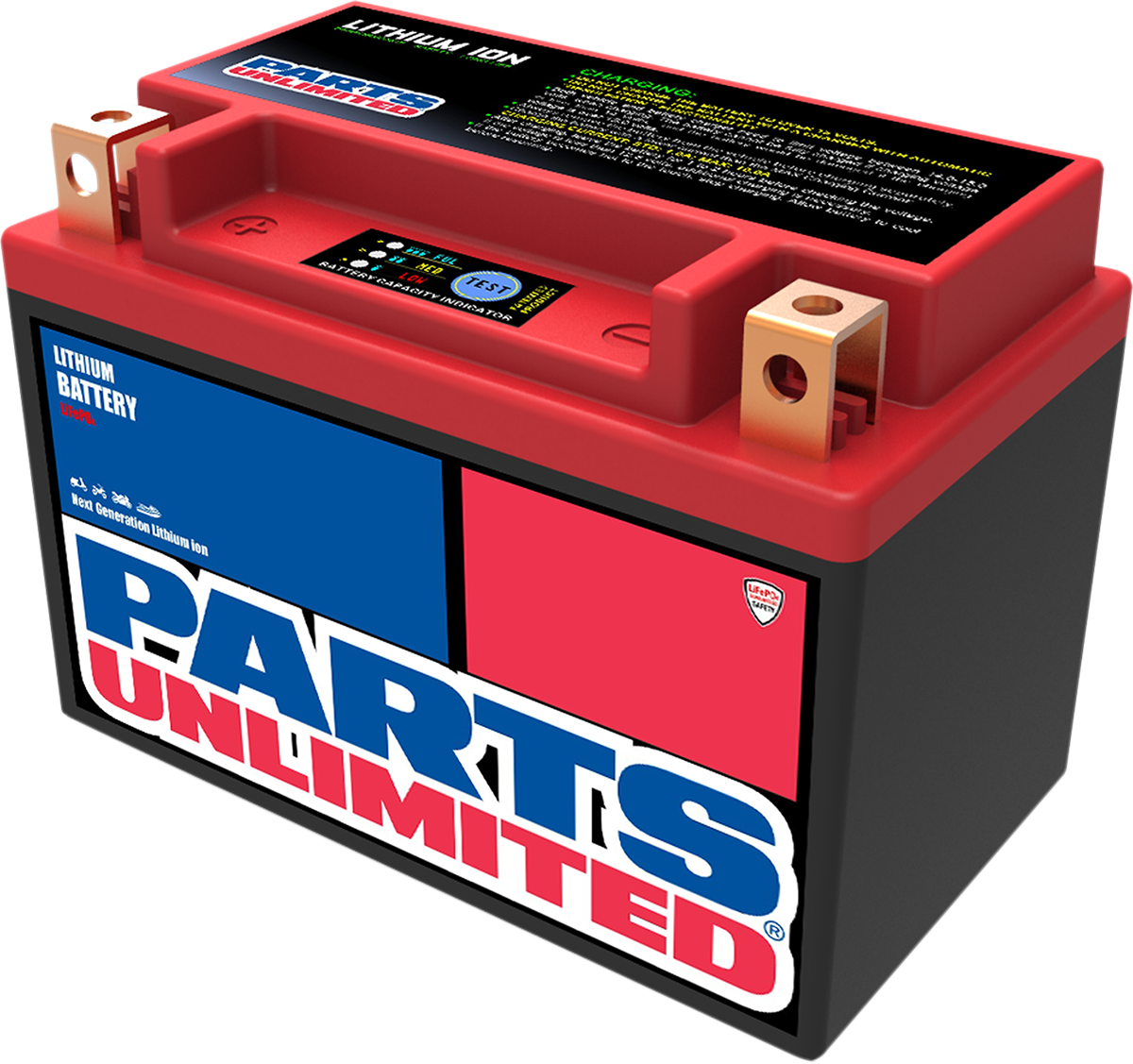 Parts Unlimited HJTX9-FP Lithium LiFePO4 UTV Battery — 210 CCA