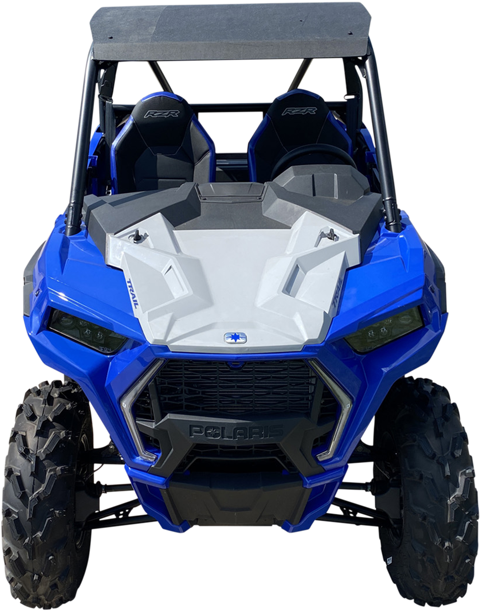 MOOSE OFFROAD V000283-11056M One-Piece Black Polyethylene Roof for Polaris RZR Trail Sport, Premium, and Ultimate - Moto-House MX