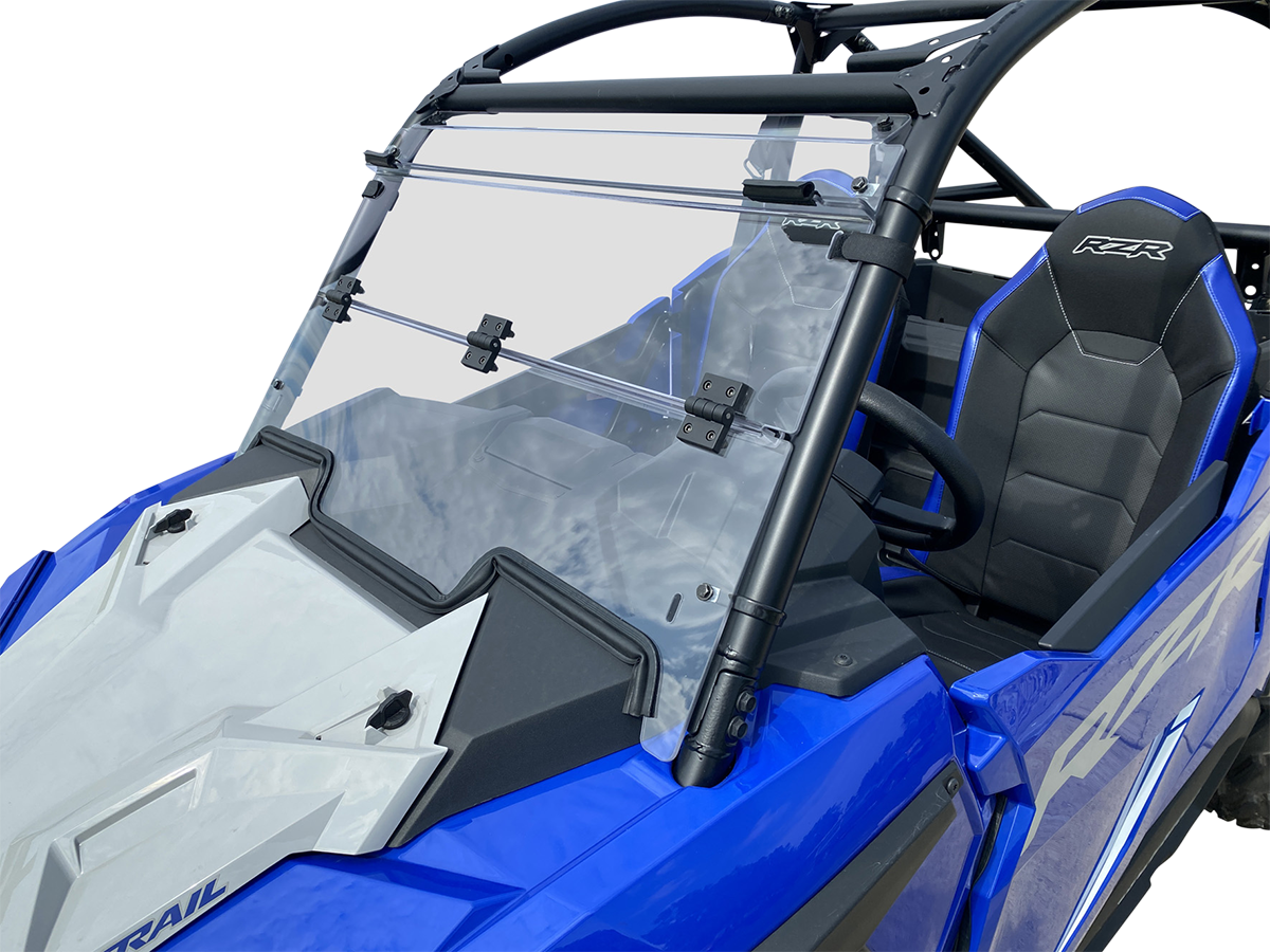 Moose Offroad V000291-12200M Full Folding Windshield Deluxe for RZR Trail 900 1000