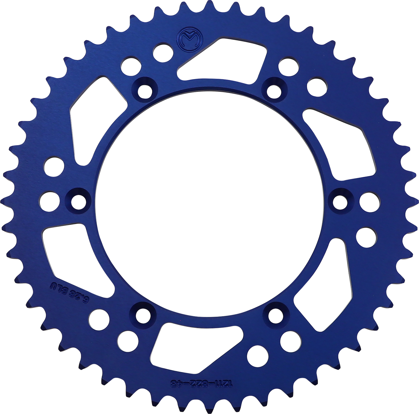 Moose Offroad 1211-1905 48 Tooth Blue Aluminum Rear Sprocket for Beta Gas Gas Sherco Suzuki Fitment - Moto-House MX