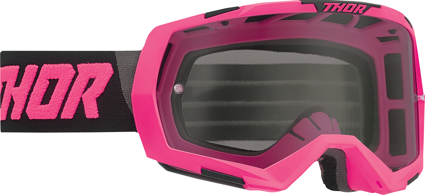Thor 2601-2803 Regiment Goggle Flo Pink Black 2010s Smoke Lens