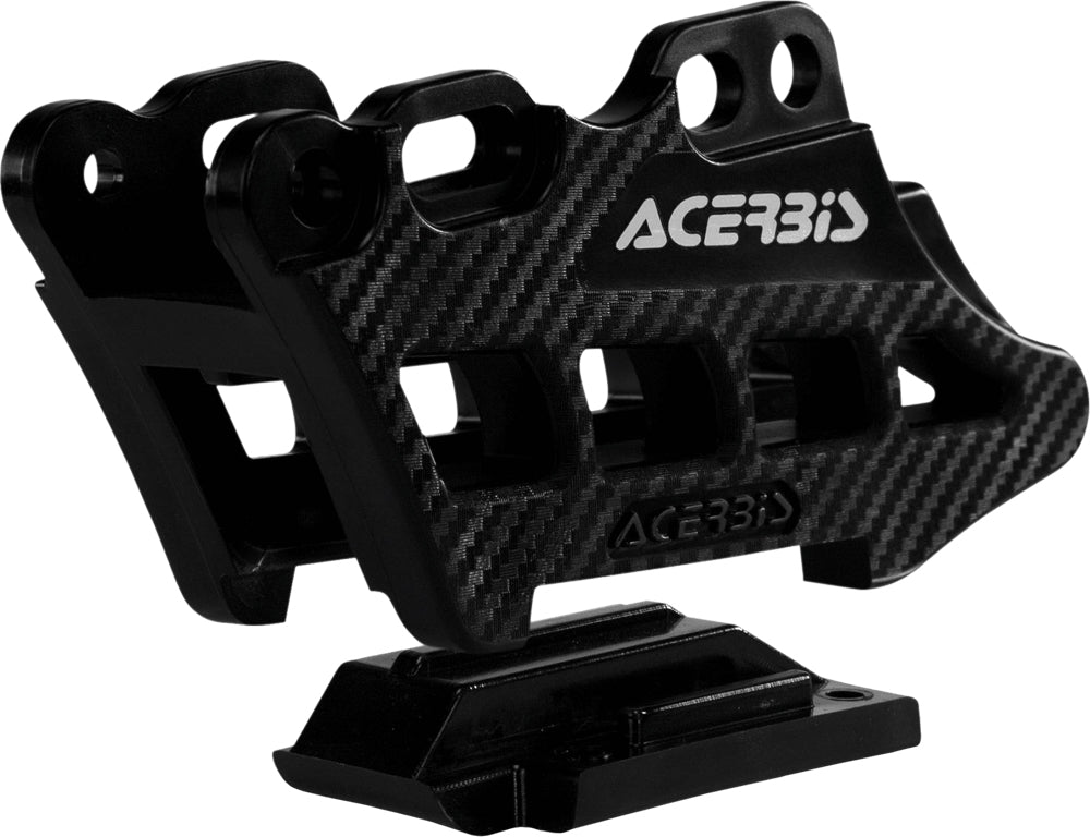 Acerbis 2410990001 Complete Chain Guide Block in Black for Yamaha YZ and WR motocross motorcycles