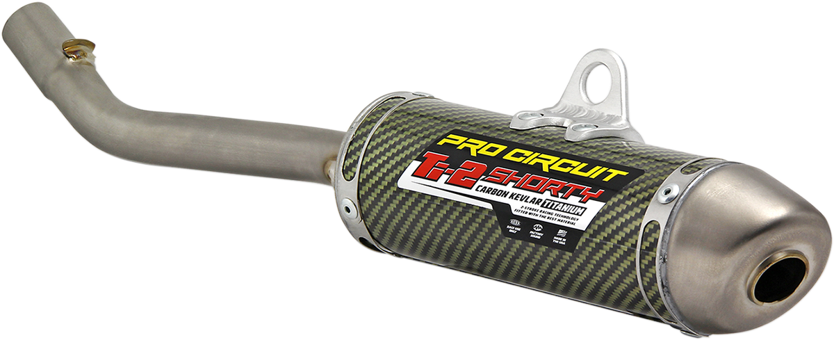 PRO CIRCUIT Ti-2 Silencer 1121412K – Lightweight Performance Exhaust for Closed-Course Racing