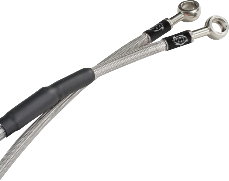 MOTO-MASTER Front Brake Line 212061-PU OEM Replacement for Enhanced Safety