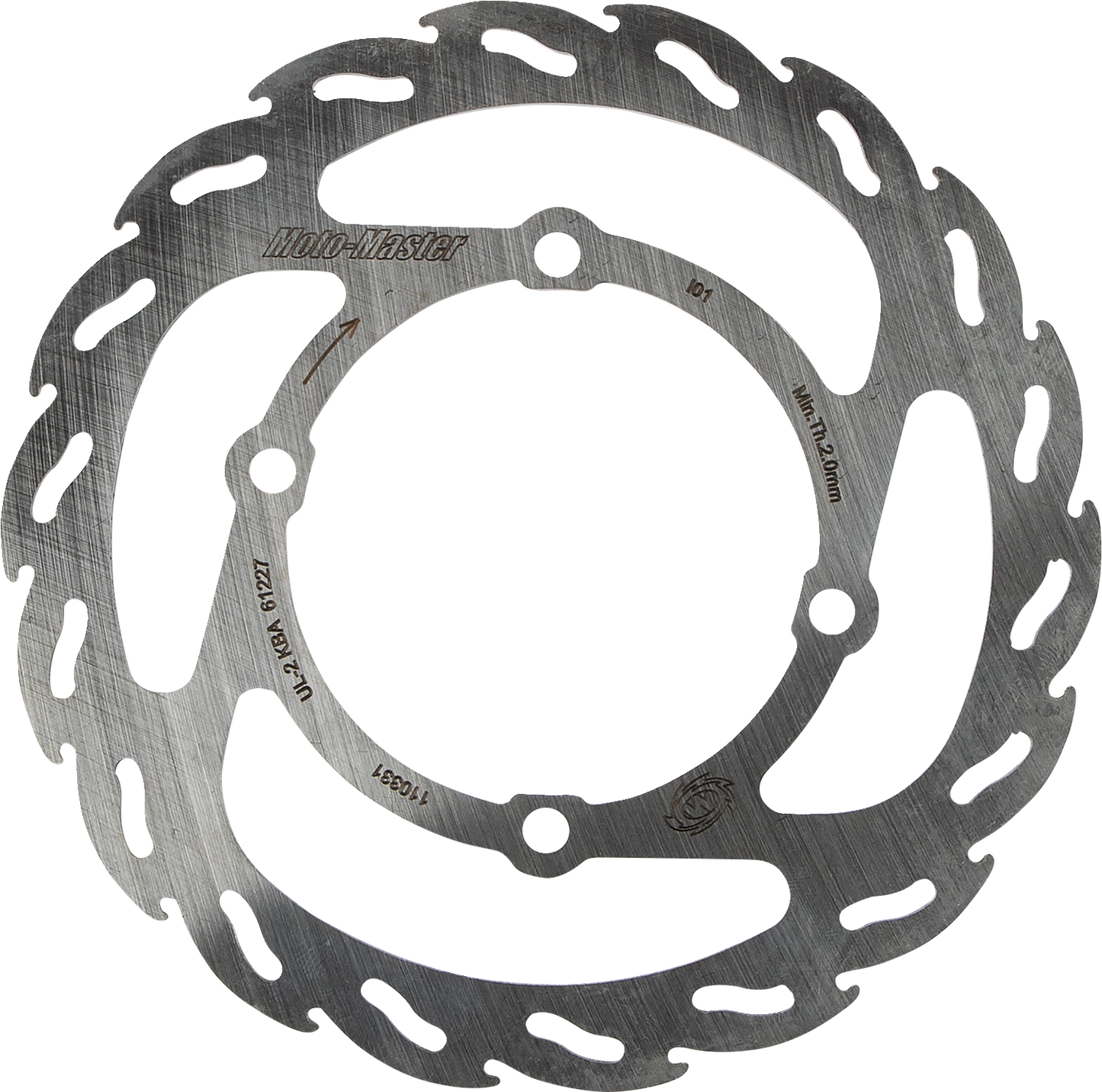 Moto-Master Brake Rotor - Flame 110331-PU