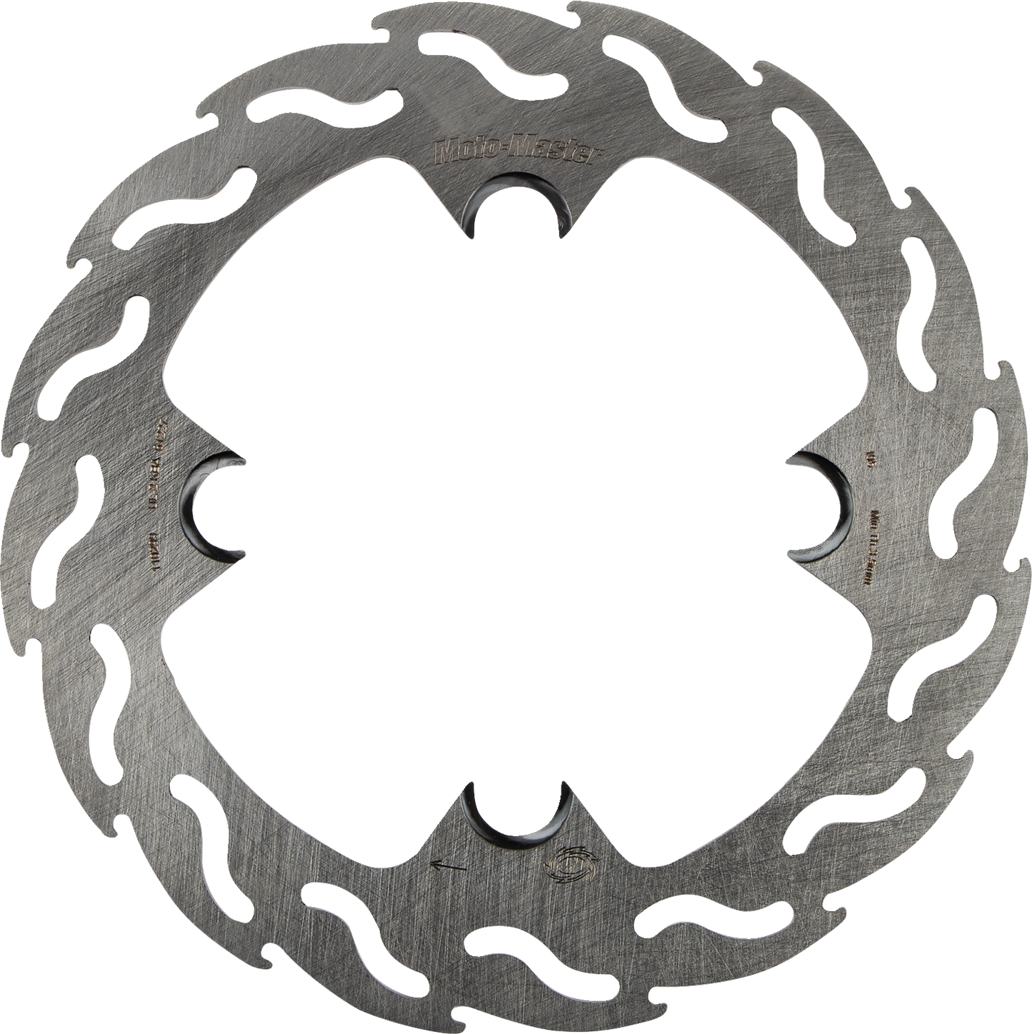 Moto-Master Brake Rotor - Rear - Flame 110299-PU