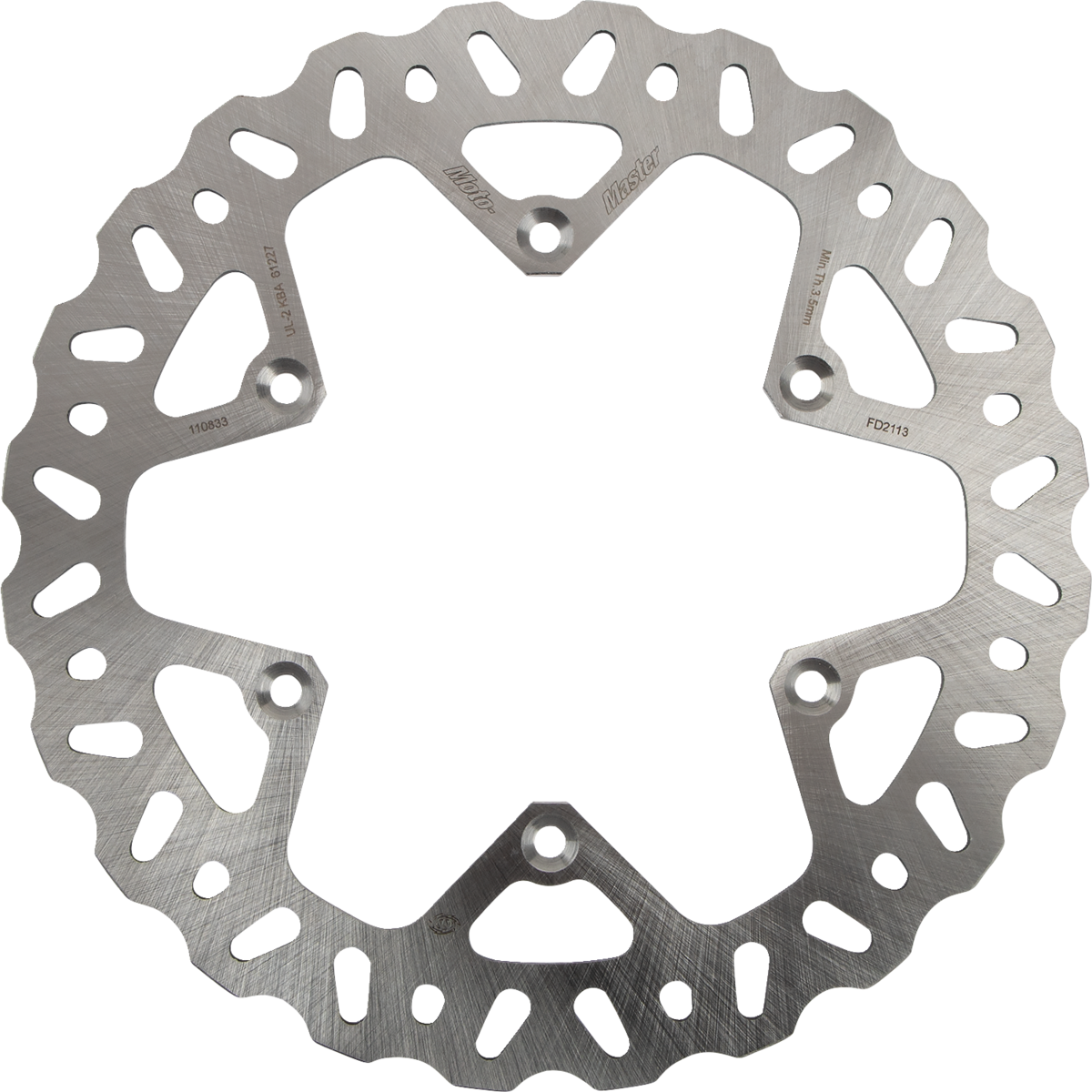 MOTO-MASTER Brake Rotor - Rear - Yamaha YZ450F