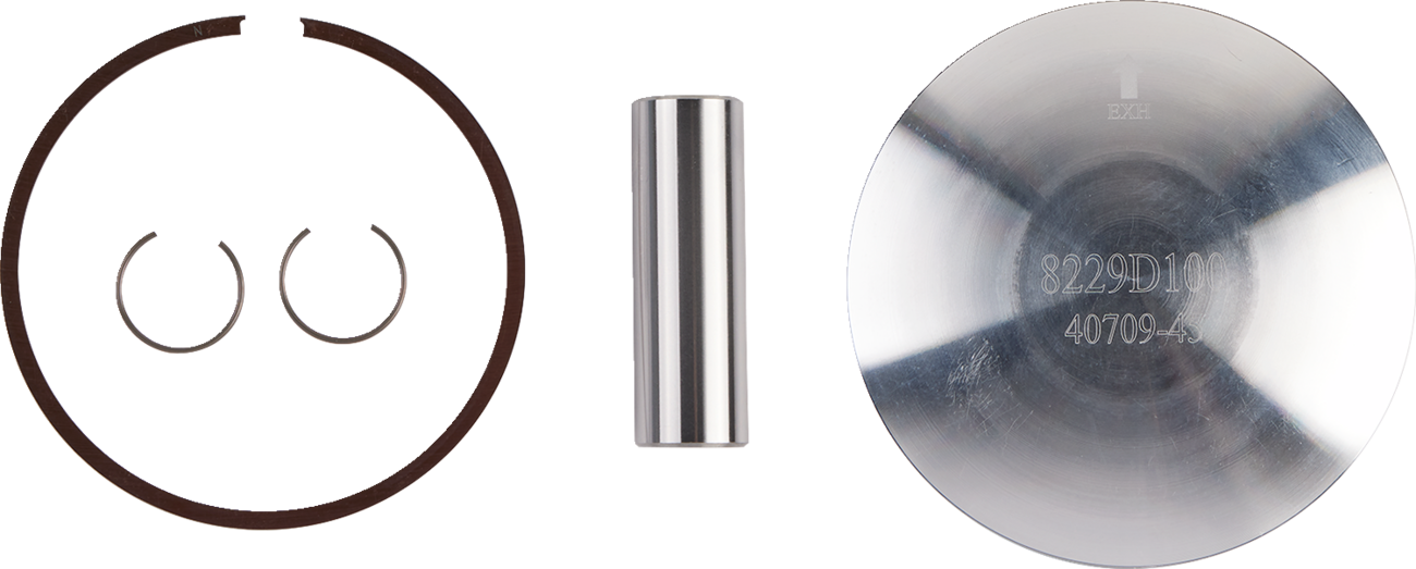 WOSSNER 8229D100 Piston Kit - 89.92 mm for Honda - High Performance OEM Replacement