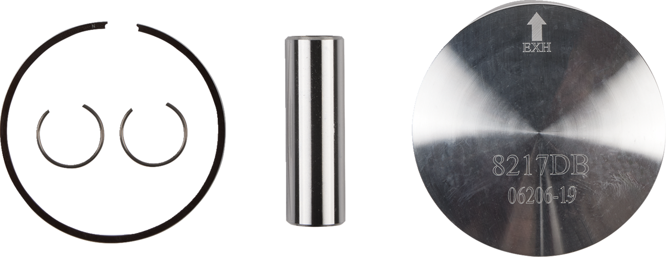 WOSSNER 8217DB Piston Kit - 66.36mm for Yamaha Motorcycles 2000-2023