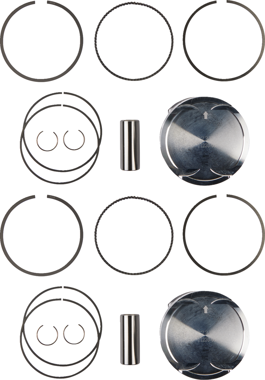 WOSSNER K8973DA-2 Piston Kit 91.95mm Honda CRF250R 2004-2021
