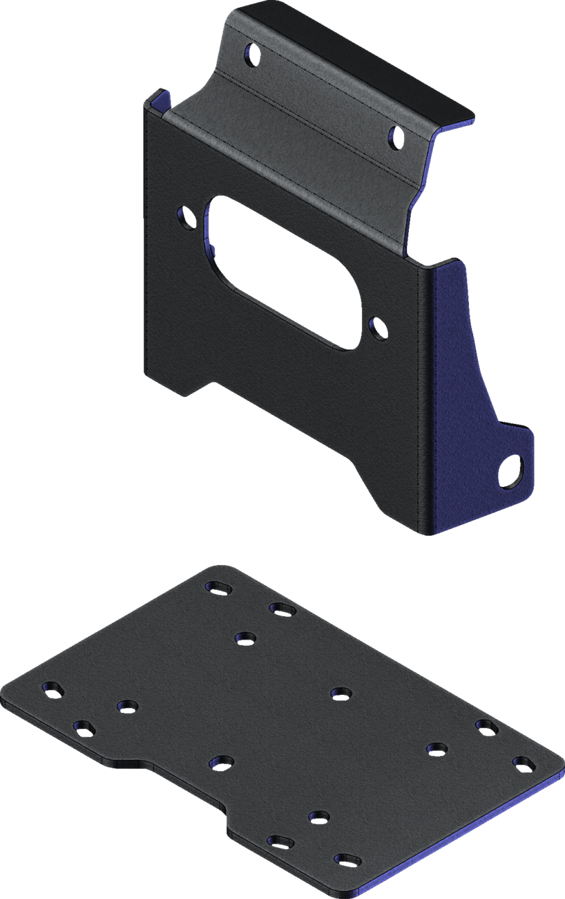 KFI PRODUCTS Honda Winch Mount 101975 - Frame Mount for Select Winches