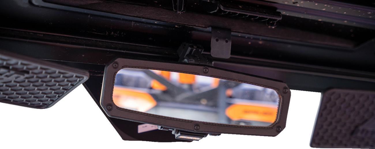 Moose Offroad UTVMIRCTR-LED-1 2020+ UTV Rear View Mirror with LED Light