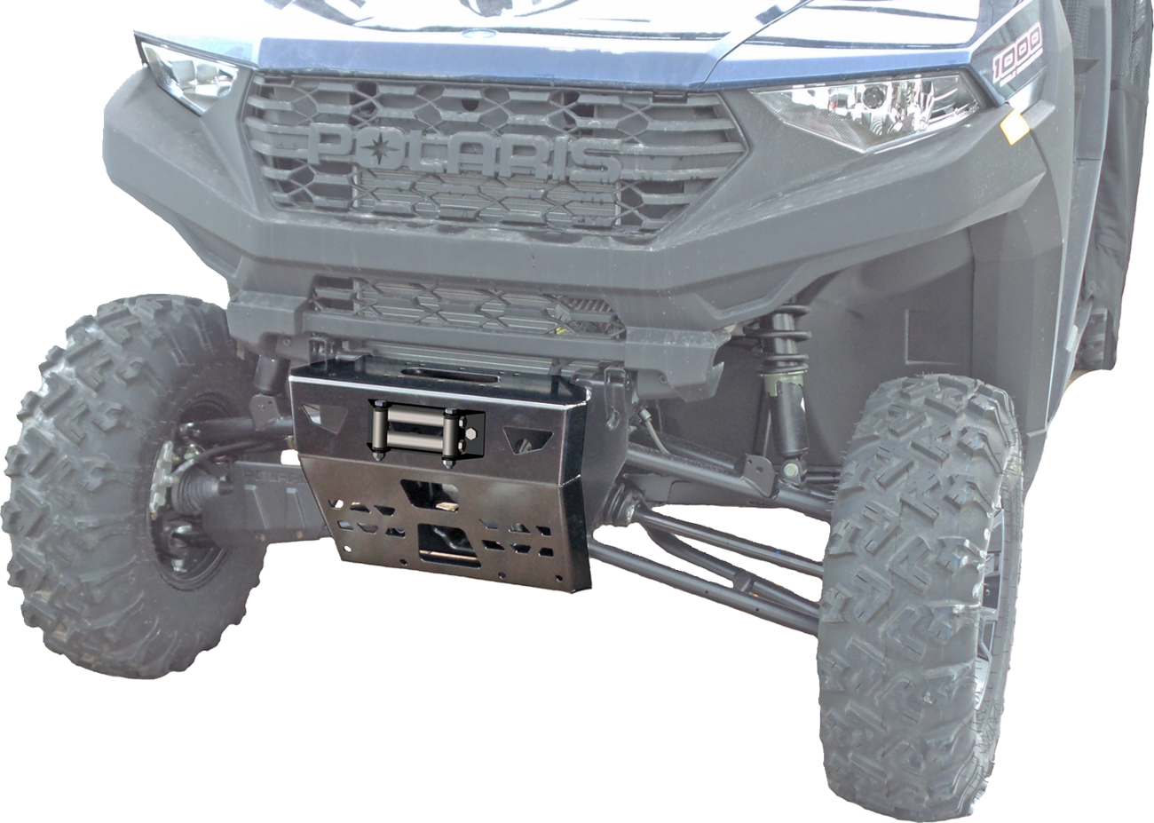 KFI PRODUCTS Winch Mount for Polaris & Bobcat 101830 | Easy Install & Durable Fitment