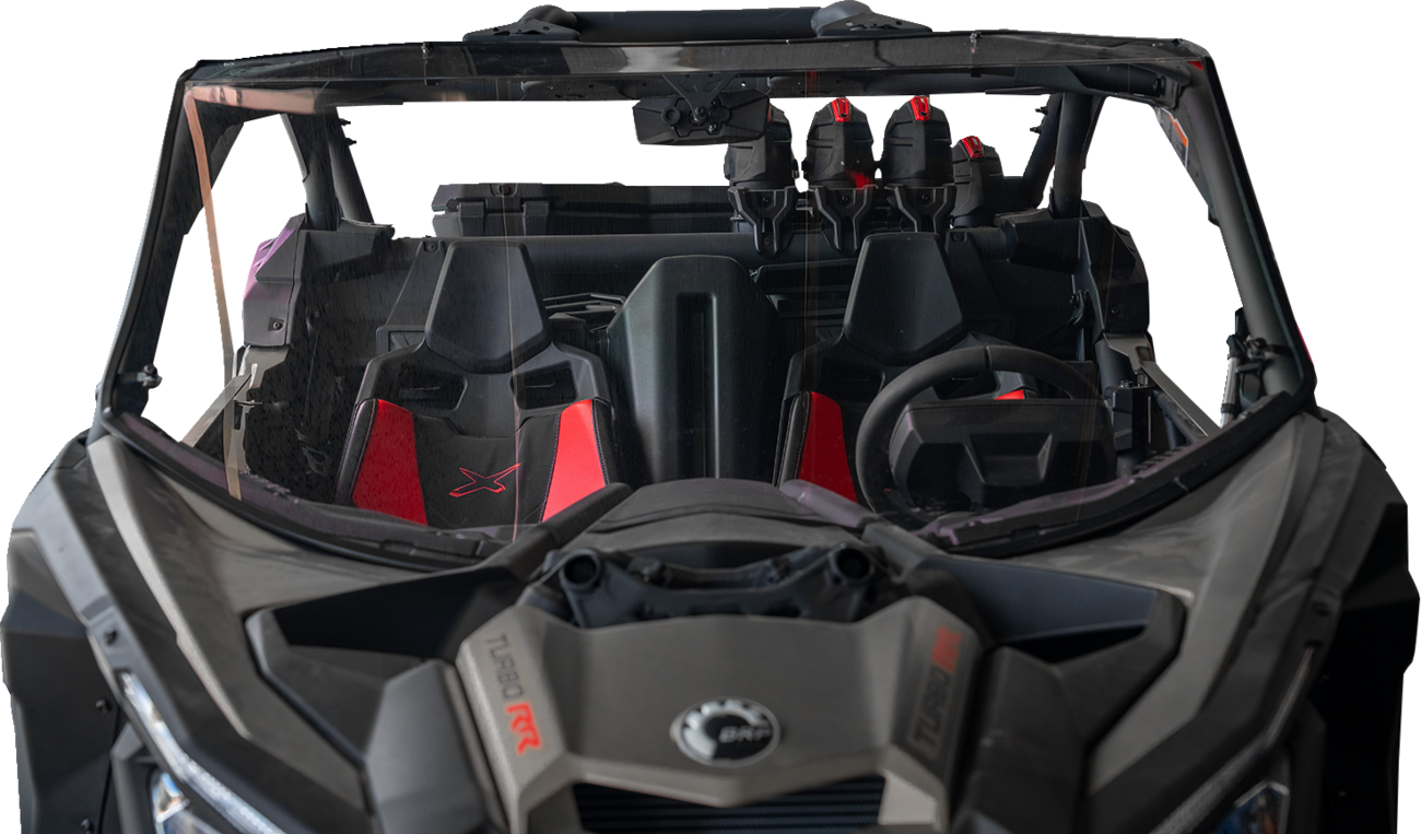 MOOSE OFFROAD V000324-12200M Full Clear Polycarbonate Windshield for Can-Am Maverick X3 and X3 Max - Moto-House MX