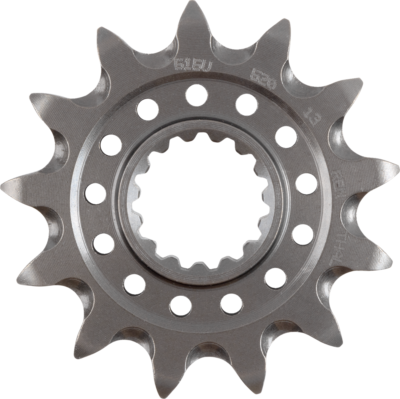 RENTHAL 515U-520-13GP Natural Finish Case Hardened Nickel Chromium Steel 13 Tooth Grooved Ultralight Front Countershaft Sprocket for Triumph TF 250-X TF 450-RC - Moto-House MX