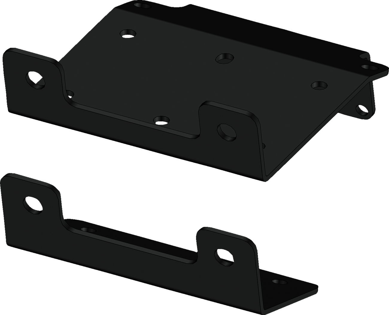 KFI PRODUCTS Winch Mount for Kawasaki Brute Force - Durable Steel Construction
