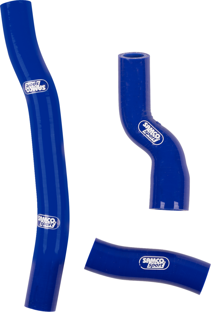 MOOSE OFFROAD KTM-114-BU Blue Silicone Radiator Hose Kit with Thermostat Bypass for KTM 300 XC-W TPI and Husqvarna TE300i - Moto-House MX