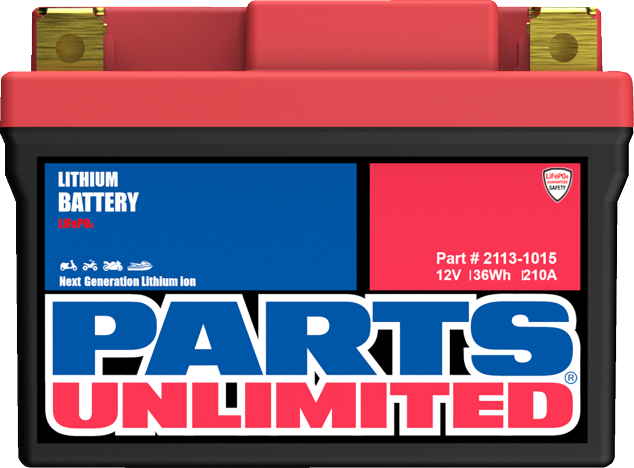 Parts Unlimited HJTZ5S-FPZ Lithium LiFePO4 Battery, Please verify fitment before ordering