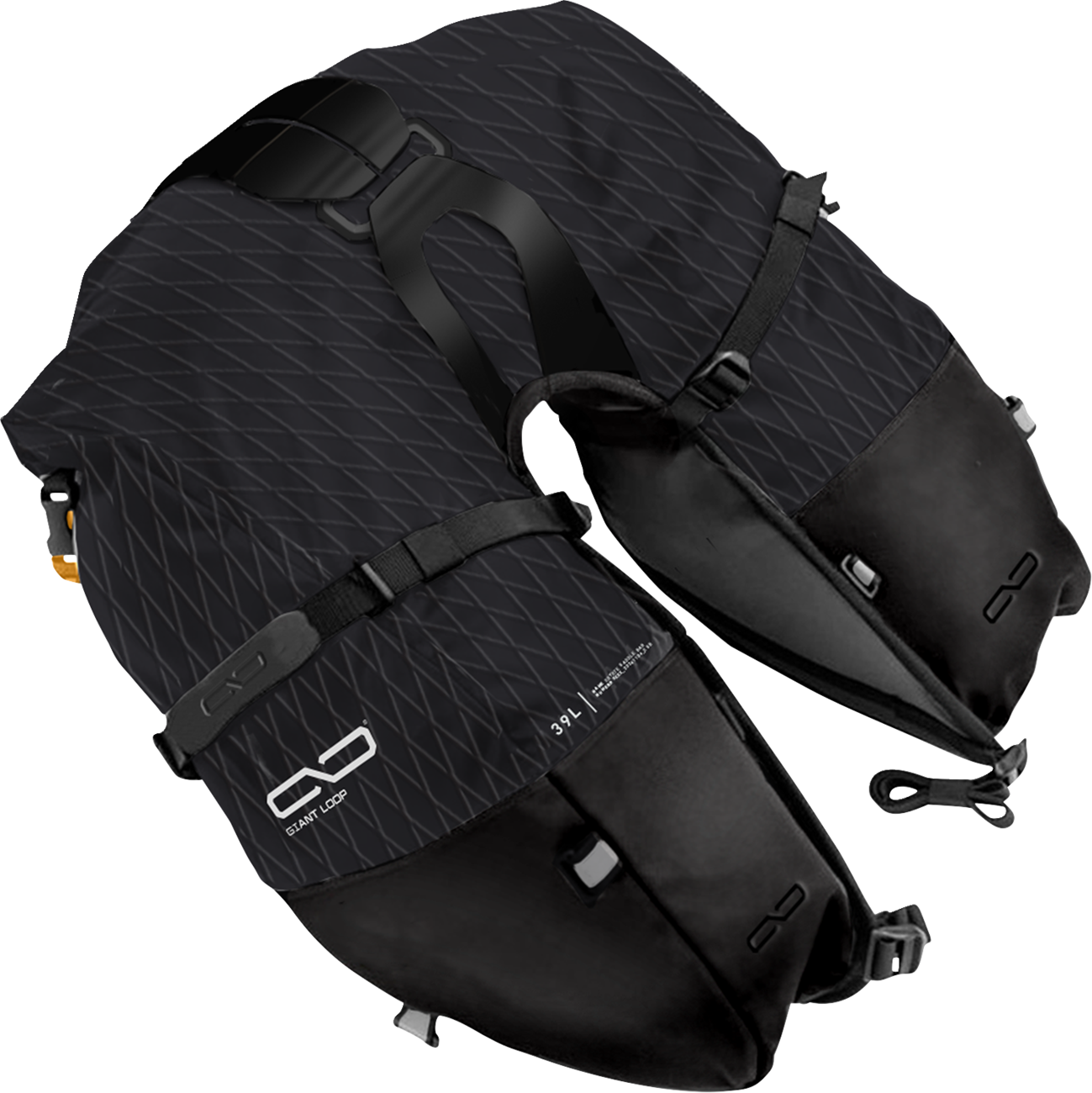 GIANT LOOP Coyote Saddlebag - 39 Liter - Black CSB25-B