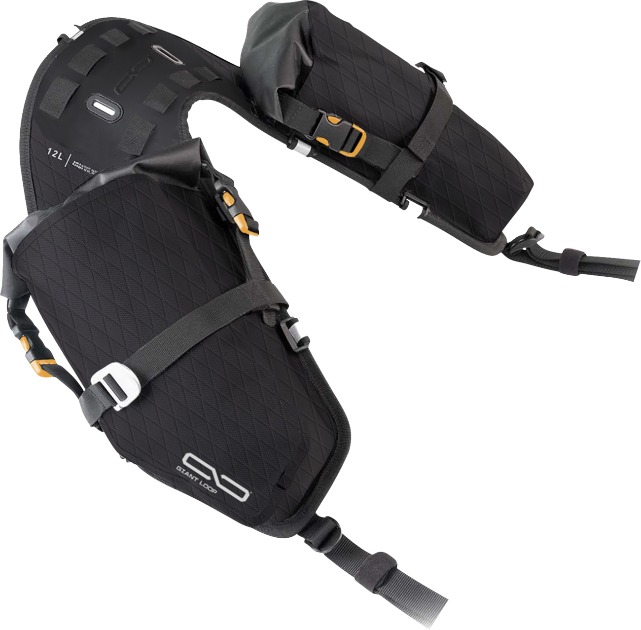 GIANT LOOP MoJavi Saddlebag™ - 12 Liter - Black MSB25-RT-B
