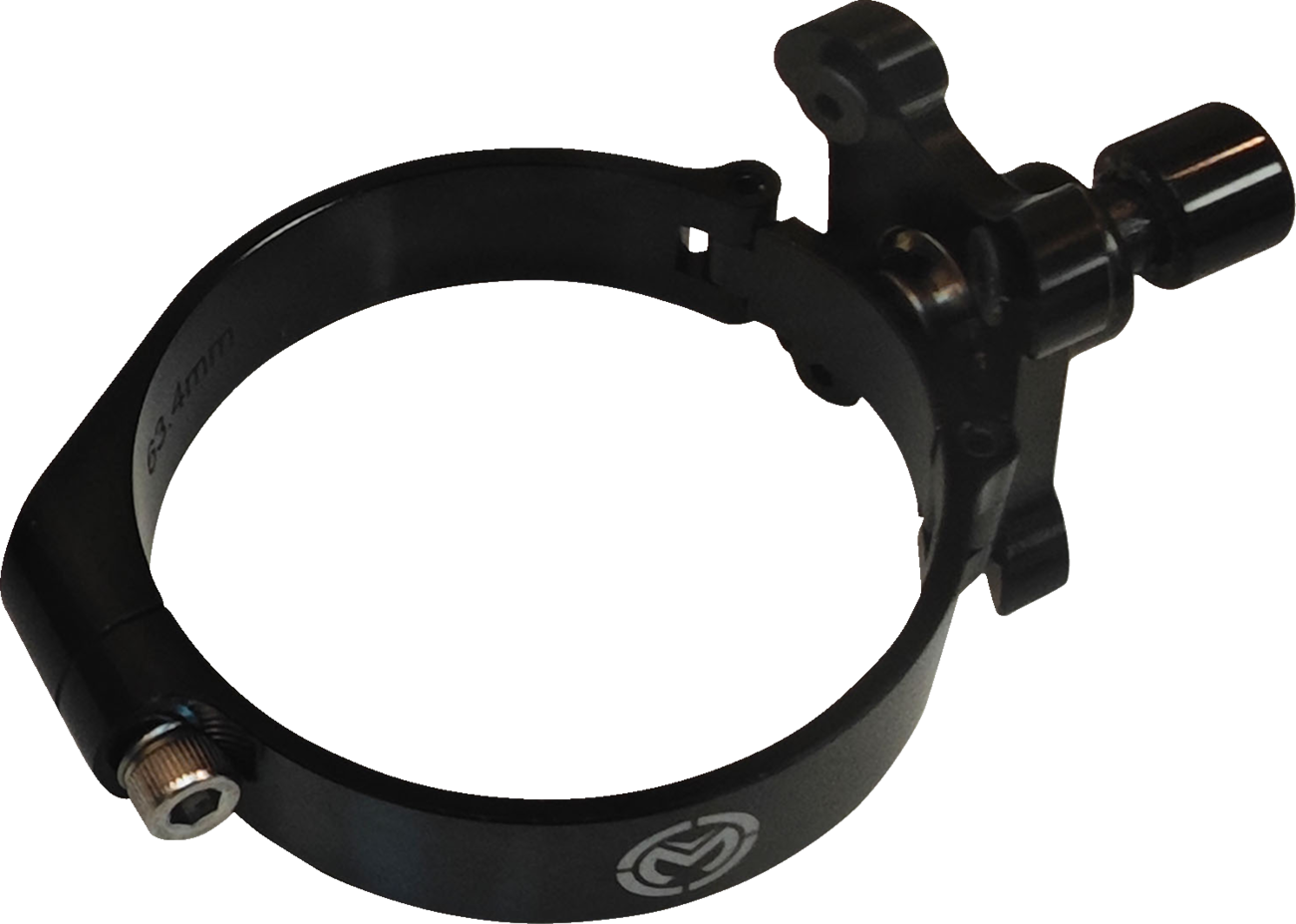 Moose Offroad CNC machined fork launch control button and ring black