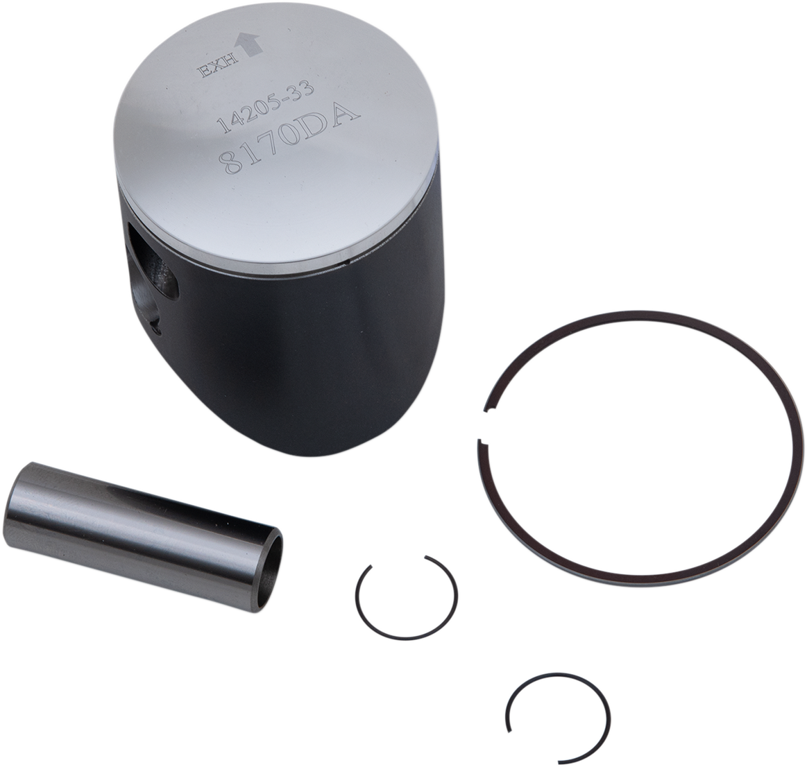 WOSSNER 8170DA Piston Kit - 53.95 mm for Honda Motorcycles 2000-2023