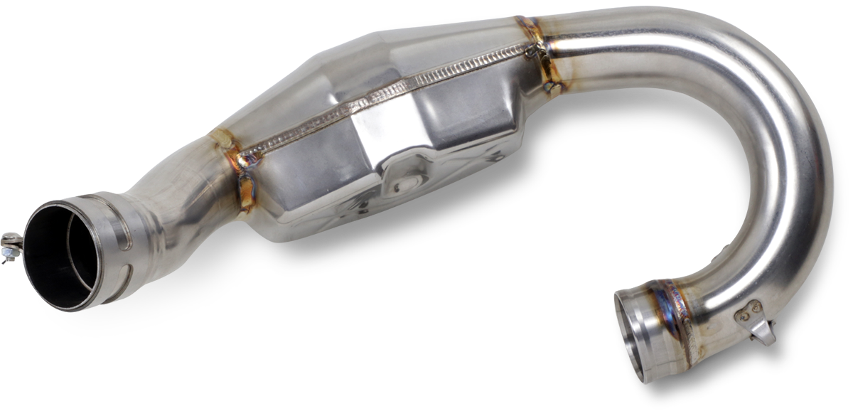 FMF Megabomb Head Pipe - Stainless Steel - Gas Gas/Husqvarna/KTM 045620