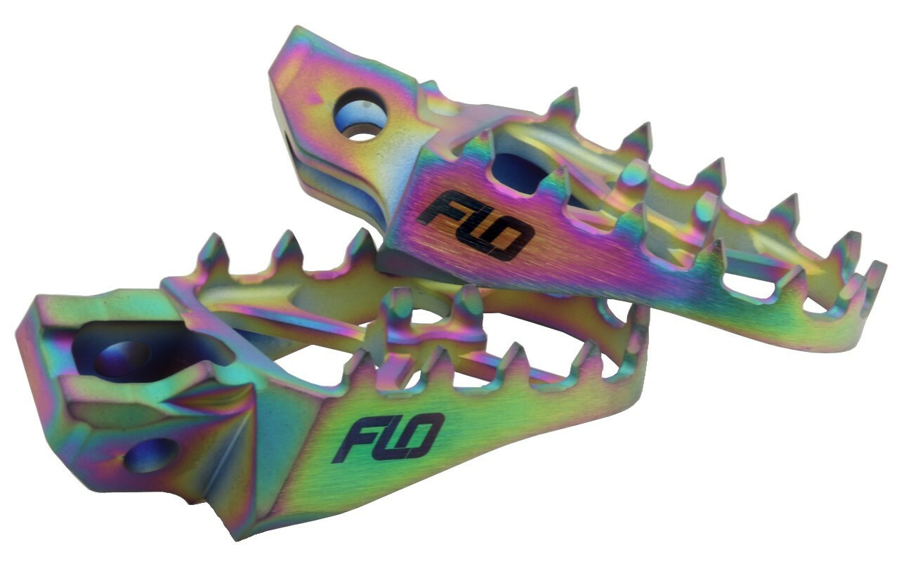 FLO MOTORSPORTS - TI-795-2JET 2017 Husqvarna KTM Titanium Foot Pegs